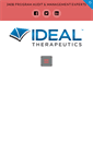 Mobile Screenshot of idealtherapeutics.com