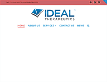 Tablet Screenshot of idealtherapeutics.com